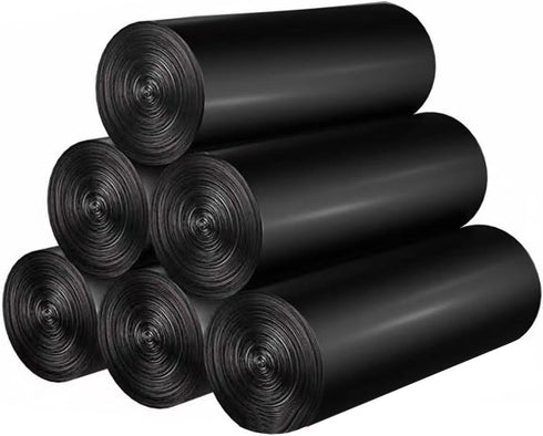 60 Count Medium Trash Bag,6 Gallon Black Trash Bag for Bathroom Bedroom Office Kitchen Car (60)...
