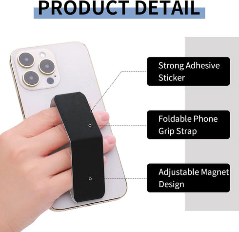 3 Pack Cell Phone Kickstand, Multi-Angle Kickstands, Horizontal & Vertical Phone Stand, Ultra Slim Phone Stand Stick on Phone Kickstand Holder for...