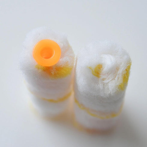10 Packs Paint Roller Refill Covers, 4 Inch 1/2 Inch Nap Woven Micro-Fiber Paint Roller, Small Roller Brushes Replacement Set Home Paint Tool Kit ...