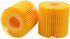 NewYall Pack of 2 Oil Filter 04152-YZZA1 w/Gasket Seal O-Ring Element for ES300H ES350 IS250 Truck RX350 Truck RX450H Avalon Camry Venza Truck Hig...