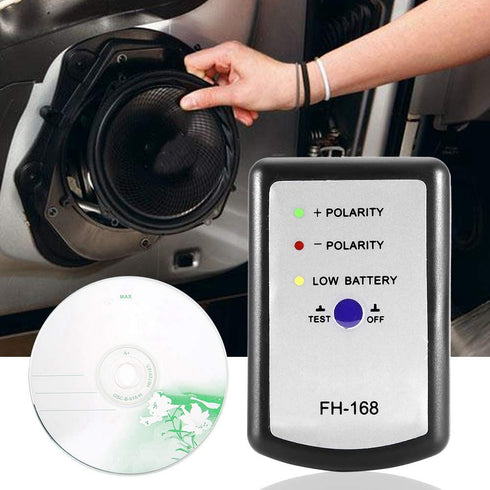Qiilu Speaker Polarity Tester, Auto Car Audio Speaker Horn Tester Phase Meter Phasemeter...