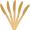 JAM PAPER Premium Utensils Party Pack - Plastic Knives - Gold - 48 Disposable Knives/Pack...