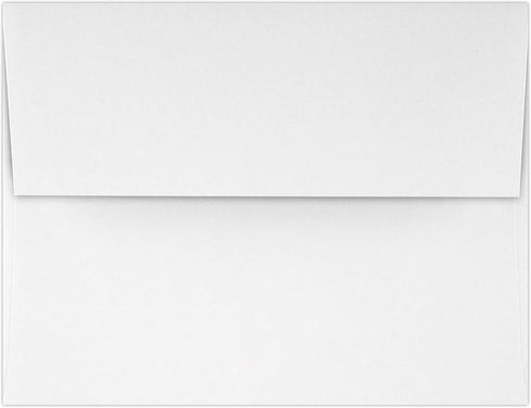 LUXPaper A4 Invitation Envelopes | Peel & Press | 4 1/4" x 6 1/4" | Bright White | 24lb. Text | 50 Qty...