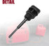 uxcell 2pcs 18mm Motorcycle Engine Oil Tank Level Gauge Cap Oil Filler Dipstick Black Plastic for GY6 125 Engine...