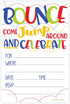 Bounce House or Jumping Party Invitations (20 Count) With Envelopes...