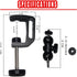 2-Be-Best Mini Projector Mount, Articulating Clamp Mount, 360 Flexible, Compatible with Projector, Camera, LED Light, 1 Year Warranty...