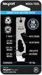 Keyport MOCA 10-in-1 Keychain Multitool (Stainless) | EDC Multi Tool: Pry Bar, Bottle Opener, Screwdriver, Box Opener, Cord Cutter & More | TSA Ke...