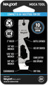 Keyport MOCA 10-in-1 Keychain Multitool (Stainless) | EDC Multi Tool: Pry Bar, Bottle Opener, Screwdriver, Box Opener, Cord Cutter & More | TSA Ke...