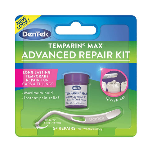 DenTek Temparin Max Caps & Fillings Repair Kit - 0.0733 oz, Pack of 4...