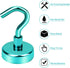 E BAVITE Strong Magnetic Hooks Heavy Duty, 22Lbs Rare Earth Magnets for Refrigerator, Home, Kitchen, Office, Cruise – 10 Pack(Green)...