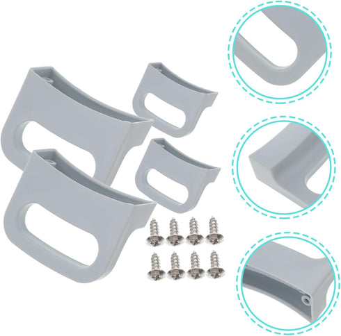 1 Set Steamer Side Ears assist hot handle holder pot replacement part non slip pot holder sleeve pot handle bakelite comfy brace side handle for p...
