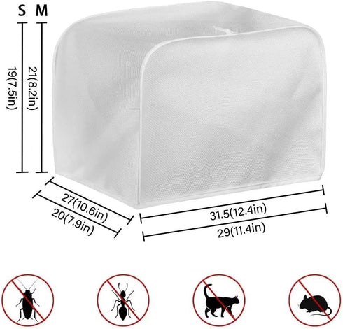 AFPANQZ Christmas Toaster Covers Home Xmas Kitchen Decoration Toaster Dustproof Covers Protection Anti Fingerprint Bread Oven Covers for 2 Slice T...