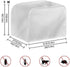 AFPANQZ Christmas Toaster Covers Home Xmas Kitchen Decoration Toaster Dustproof Covers Protection Anti Fingerprint Bread Oven Covers for 2 Slice T...