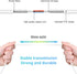 USB Type C Headphone 4 Pack, USB C Earphones Type C Headphones Stereo with Microphone Volume Control Compatible with Samsung Galaxy S20+/S21/S20/G...