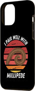 iPhone 14 Plus Vintage Millipede I Pair Well With Millipede Insect Lover Case...