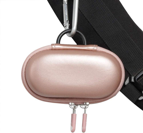 Hermitshell Hard Travel Case for TOZO T10 TWS Bluetooth 5.0 Earbuds True Wireless Stereo Headphones (Rose Gold)...