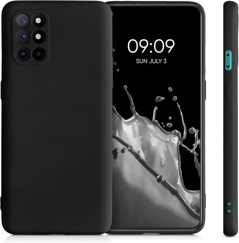 kwmobile Case Compatible with OnePlus 8T Case - Slim Protective TPU Silicone Phone Cover - Black...