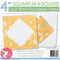 It's Sew Emma Quilt Block Foundation Paper-4" Square, White...