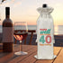 40th Birthday Gifts Wine Bag Congratulations Gifts for Women Men Parents Mom Dad Anniversary Favors 1984 with Time Information Wine Gift Bag...
