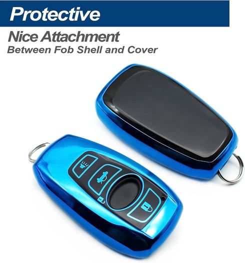 Fit for Subaru WRX BRZ Ascent Forester Crosstrek Legacy Outback Impreza XV WRX STI XV Crosstrek TPU Key Fob Cover Case Shell Holder Protector Keyl...