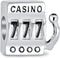 Travel Vacation Good Luck Casino Ace Of Hearts Poker Player Tourism Las Vegas Lucky Cards Slot Machine Dangle Charm Bead .925 Sterling Silver Fits...