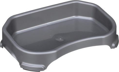 Neater Pet Brands Big Bowl - Extra Large Bowl for Cats or Small Dogs - Large Surface Area (8 Cups Capacity, Gunmetal Grey)...