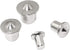 2 Sets Panel Furniture Positioning Woodworking Round Tenon 1/4", 5/16", 3/8", 1/2" Solid Wood Pin Center Punch Thimble for Woodworking Tool...