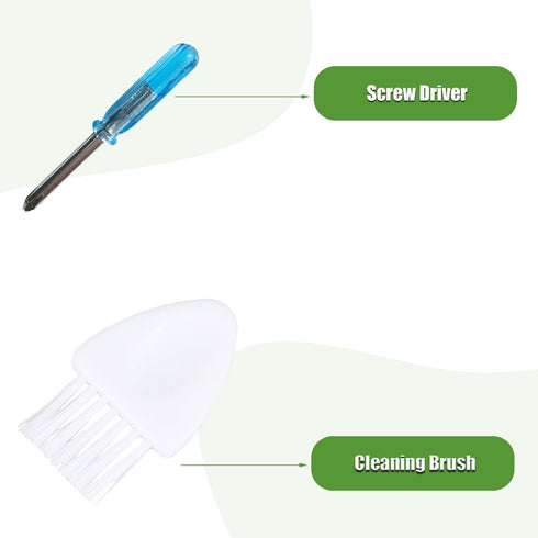 LOVECO Replacement Parts Kit for iRobot Roomba 600 Series 694 692 690 614 680 660 651 650 & 500 Series 595 585 564 552,3 Filter,3 Side Brush,1 Pai...