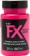 PlaidFX Neon Flexible Acrylic Paint Ideal for Pliable Surfaces and Cosplay Costumes, Non-Cracking or Peeling, No-Tack, Durable, 3 oz, Killer Pink...