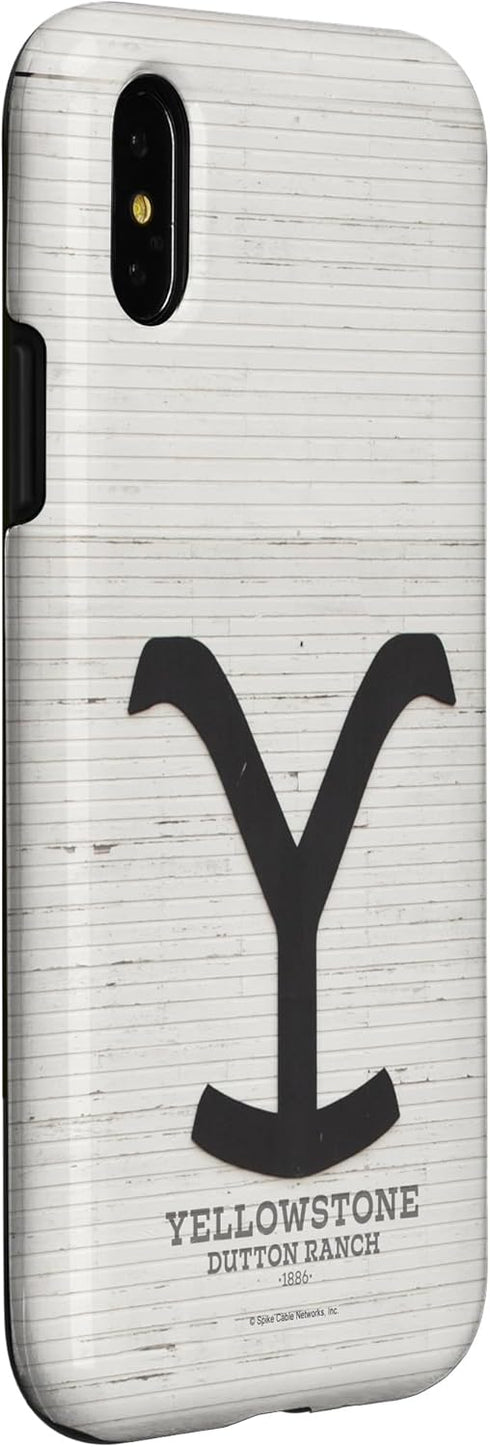 Yellowstone - Dutton Ranch White Barn Case for iPhone X/XS...