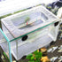 2pcs Large Size Fish Tank Breeder Net,Nylon Mesh Fish Fry Hatchery Breeder Box Separation Net Incubator Mesh, with Suction Cup...