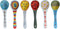 heart & home Ceramic Spoon Set of 6, Ceramic Serving Spoons, Ceramic Spoon for Soup, Colorful Deep Round Soup Spoons, 6.5'' Inches...