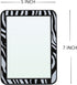 5x7 inch Zebra Design Magnetic Pocket Locker Mirror & Magnetic Locker Dry Erase Board Set for School Locker, Bathroom, Household Refrigerator,Work...
