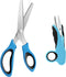 Pinking Shears, Professional Zig Zag Scissors, Pinking Scissors with Rubber Grips and Ultra-Sharp Blade, Great for Many Kinds of Fabrics and Paper...