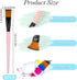 6 Pcs 1 inch Flat Paint Brushes Acrylic Paint Brush Paintbrushes for Acrylic Paint Flat Brush Synthetic Nylon Craft Artist Brushes for Painting Oi...