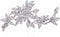 GULICX Silver Tone Zircon Flower Blossom Diamante Brooch Badge Pin Classic Design for Women...