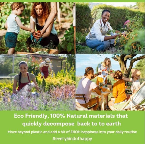 EKOH Swedish Dishcloths for The Kitchen - 12 Pack Cleaning Cloths for The Home - 100% Biodegradable Dish Cloths a Paper Towel and Plastic Sponge A...