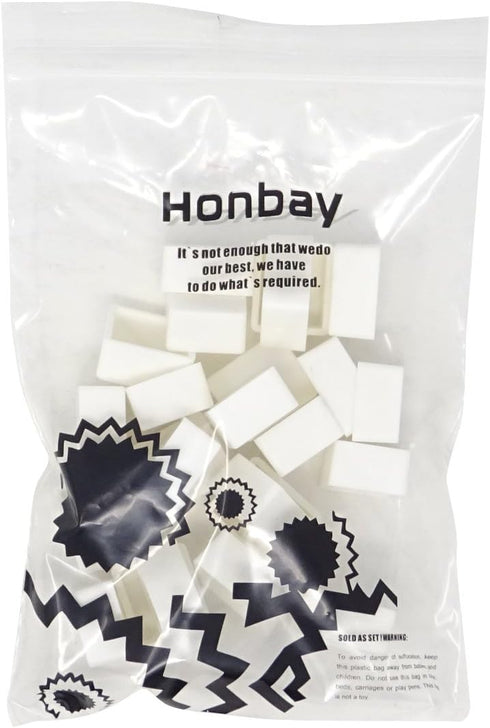 Honbay 24PCS White Plastic Watercolor Half Pans Empty Watercolor Paint Half Pans...