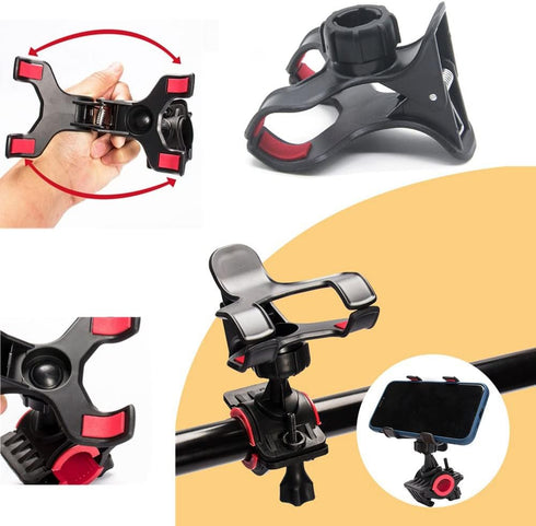 3 Pack Gooseneck Clamp Replacement Phone Holder Clip Universal 17mm Ball Mount Joint Socket for Flexible Long Arm Hose Stand Cellphone Bracket Tab...