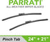 PARRATI® 24 Inch & 21 inch of High Performance Premium All-Season Automotive Replacement Windshield Wiper Blades, Easy DIY Install & Superior Road...