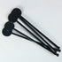 7 Inches Cocktail Swizzle Stick - Disc Top Drink Stirrers Plastic Coffee Whiskey Stirrers Pack of 50 (Black)...