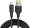 InstantConnect USB-A to Lightning -Charging Cable for iPhone and iPad - Black......