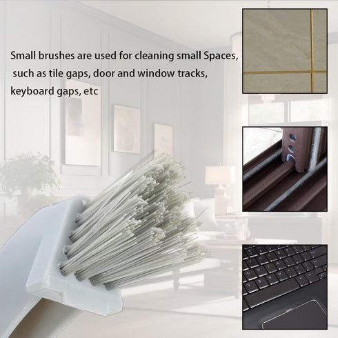 Detachable Cleaning Brush Handheld Brush Gap Brush Stiff Heavy-Duty Scrub Brush for Tile,Carpet,Bathroom Tubs,Grout,Blinds,Carpet,Shoes,Kitchen Si...