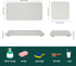 4-Set Water Absorbent Diatomite Earth Drying Mats - 2 Large & 2 Small Trays with Anti-Slip Pad, Sandpaper. Ideal for Kitchen Counter, Under Plants...