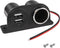 MEIRIYFA Dual USB Cigarette Lighter Socket Power Outlet Car Charger, 3.1A Dual USB + Cigarette Lighter 12/24V Power Adapter Replacement for Vehicl...