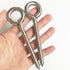 Hammock Hanging Kit, Heavy Duty Swing Hangers Eye Hooks for Hanging Swing Stainless Steel Hammock Hook Carabiner Set Swing Hardware for Yoga Hammo...