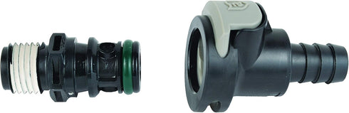 Attwood 8838US6 Universal Male and Female Sprayless Connector with Thread Sealant...