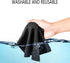 Extra Large Microfiber Cleaning Cloths(12"x 12") for Eyeglasses,Sensitive Optics, Electronic Screens, Cell Phones,Lens,Glasses, Camera Lenses| Eye...