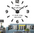 VANGOLD Wall Clock Oversized Wall Clocks for Living Room Decor, Decorative Wall Clocks Battery Operated (Black Home Decoration)...