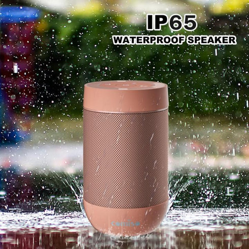 comiso Portable Bluetooth Speaker,Waterproof Speaker IP65,5.3 Bluetooth,360 HD Sound,TWS Stereo Pairing,Built in Mic, Support TF Card,Ideal Gift f...